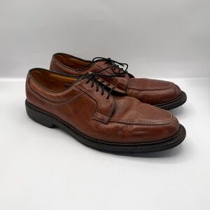 Allen Edmonds Wilbert Brown Leather Dress Shoes Men's Size 10 D Lace Up USA